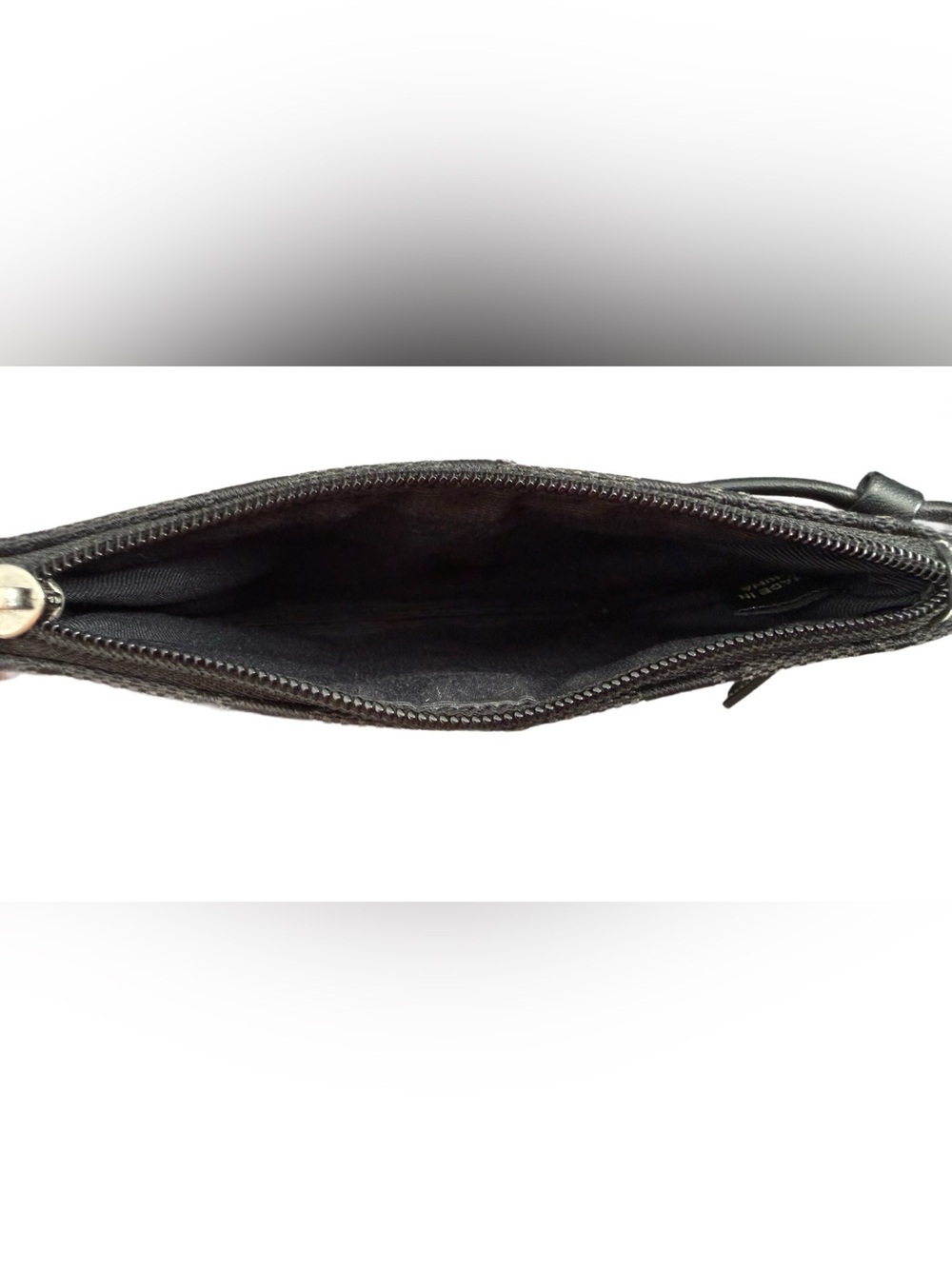 Coach Black Signature Canvas Wristlet - Picture 3 of 3